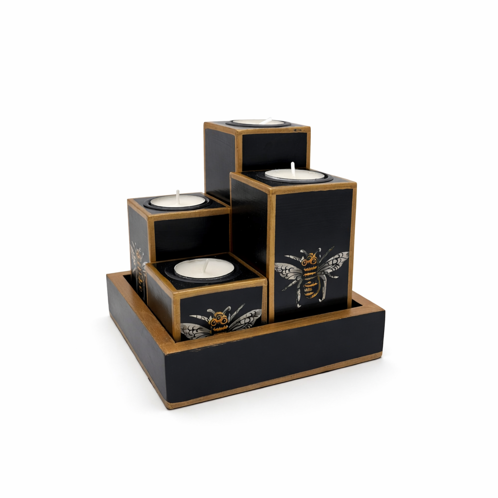 4 Velas Decorativas Abejas