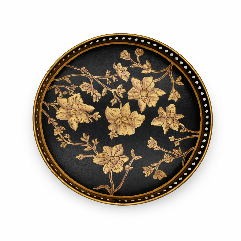 Bandeja de hierro pintada a mano IT174