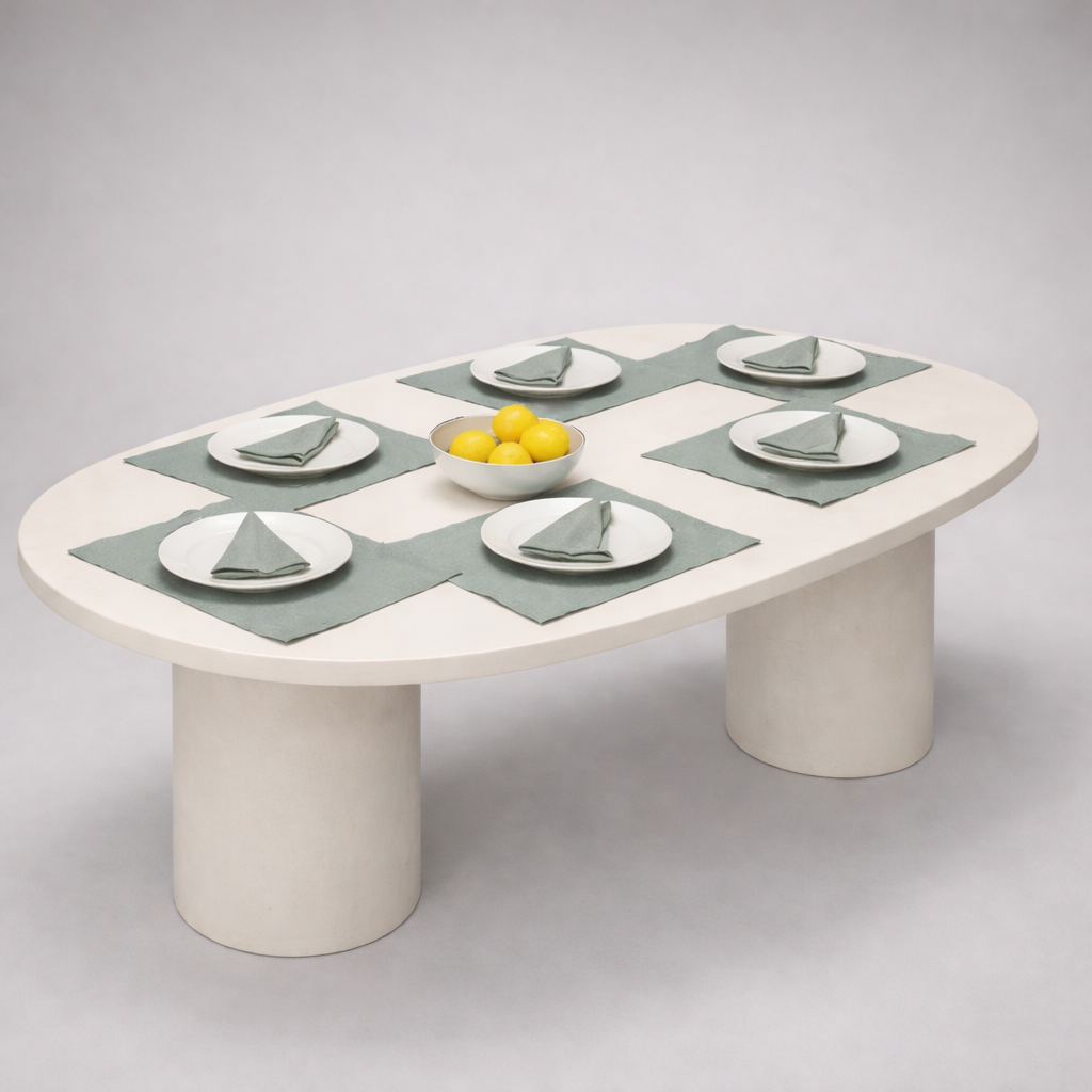 Set de Mantel Individual, Servilleta y Delantal Japonés