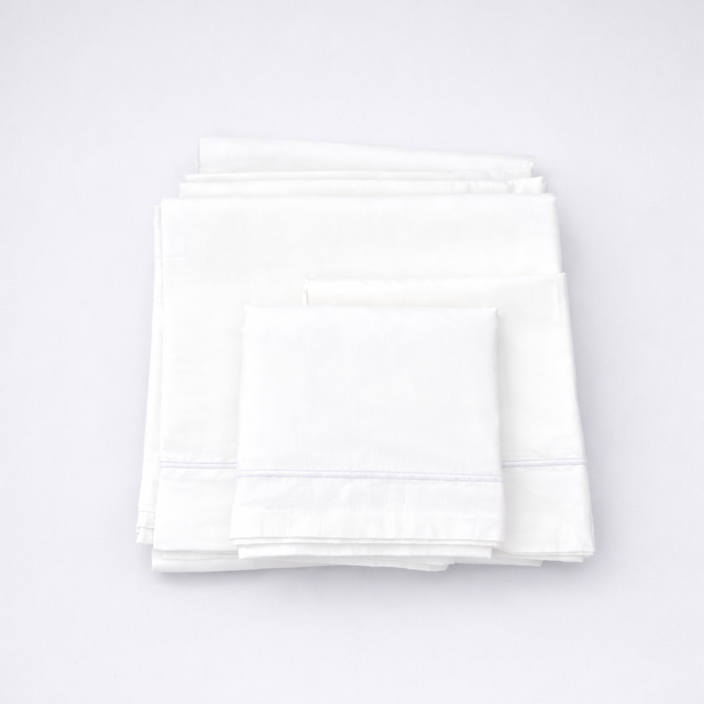 Juego de Sábanas de 300 Hilos Efecto Satinado - Cama 200 x 200 x 30